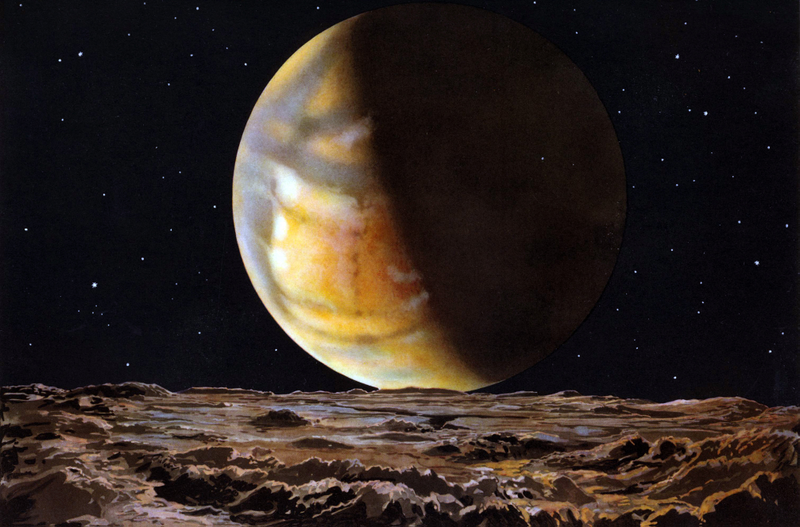Illustration for article titled The first science artist to draw accurate pictures of Mars and the Moon